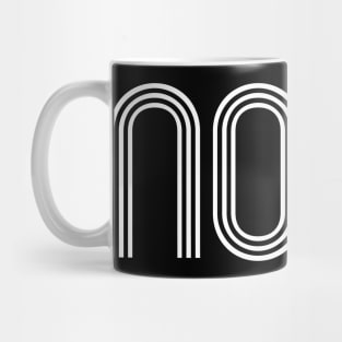 Nope Triline Black Mug